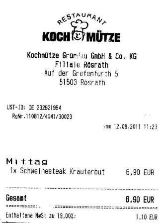 tmsi Hffner Kochmtze Restaurant